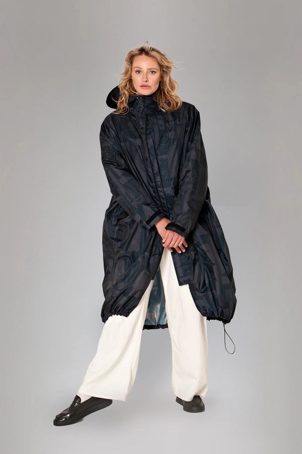 Manteau de pluie 'Back to Black' | RAINKISS