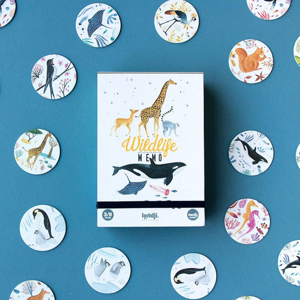 Jeu enfant Mémo 'Wildlife' | LONDJI