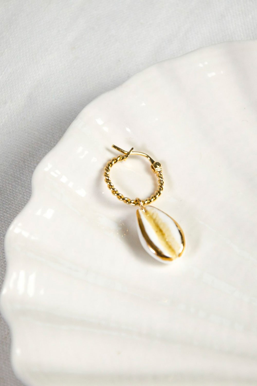 Mini créole à l'unité Coquillage Cauri | NACH BIJOUX