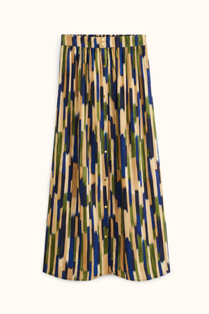 Jupe Neela Flou Deep Marine - Apaches Collections