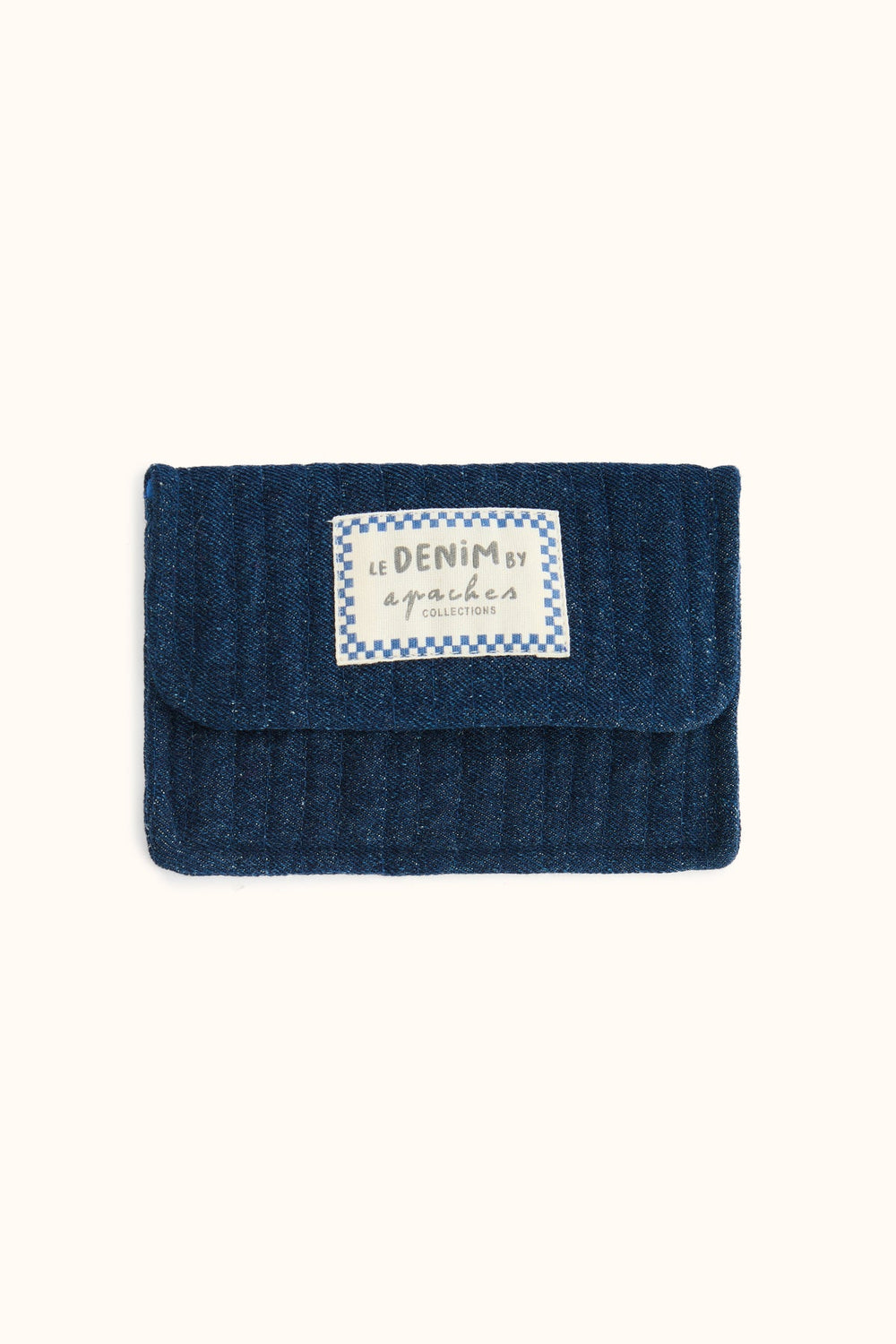Pochette Palitra Denim Foncé Deep Marine - Apaches Collections