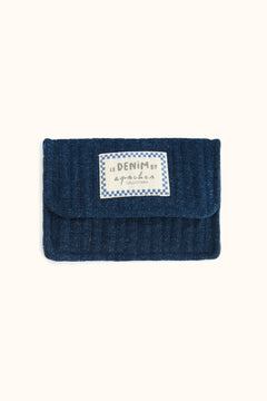 Pochette Palitra Denim Foncé Deep Marine - Apaches Collections