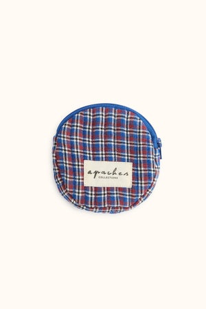 Petite pochette ‘Pari’ Khadi Saphir | APACHES COLLECTIONS