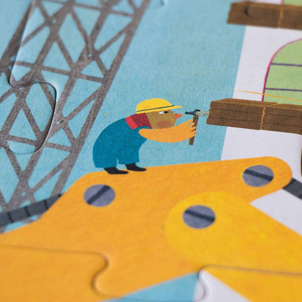 Puzzle enfant 'I want to be... builder' | LONDJI