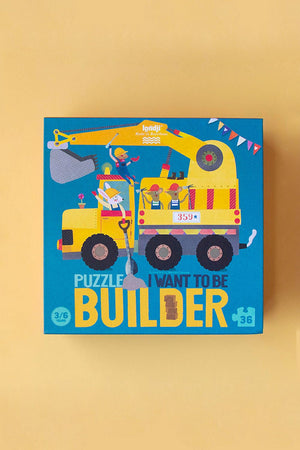 Puzzle enfant 'I want to be... builder' | LONDJI