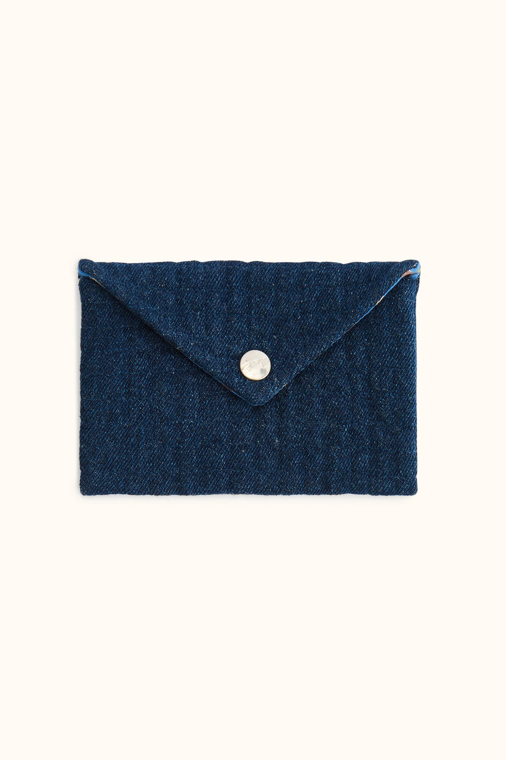 Petite enveloppe Ravi Denim Foncé Deep Marine - Apaches Collections