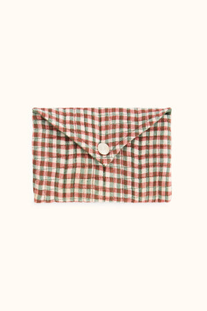 Petite enveloppe 'Ravi' Khadi Fougere | APACHES COLLECTIONS