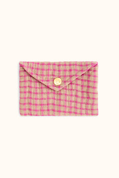 Petite enveloppe Ravi Khadi Groseille - Apaches Collections
