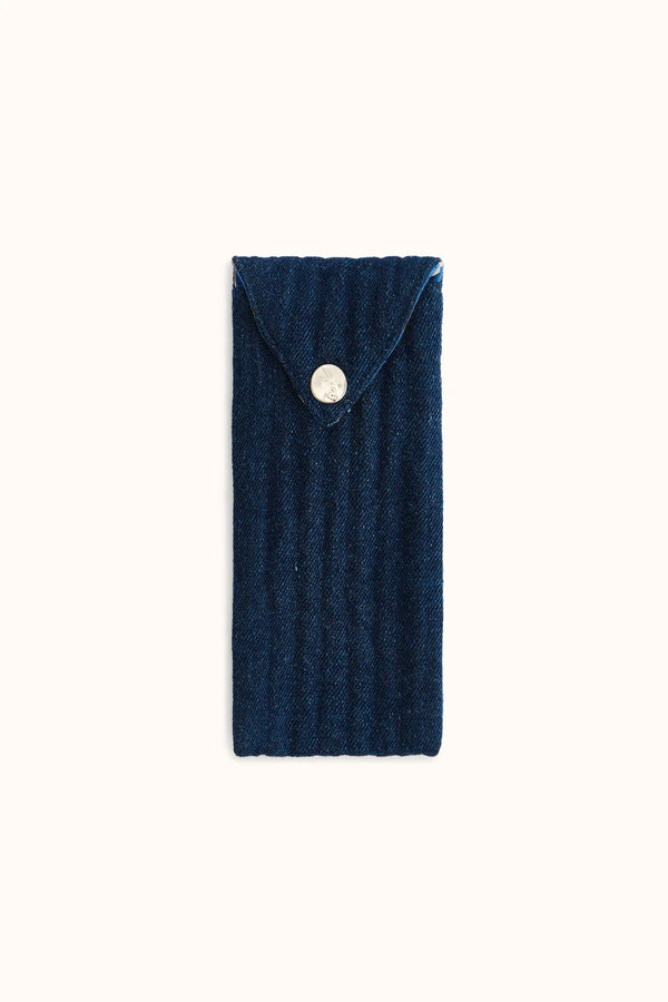 Enveloppe ‘Sunny' Denim Foncé Deep Marine | APACHES COLLECTIONS