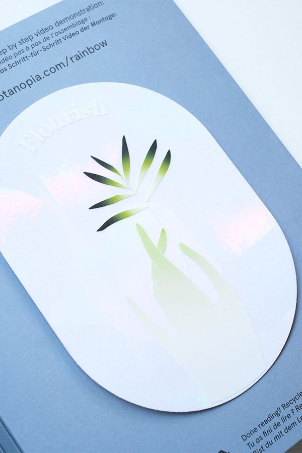 Sticker créateur d'arc-en-ciel 'Flourish' | BOTANOPIA