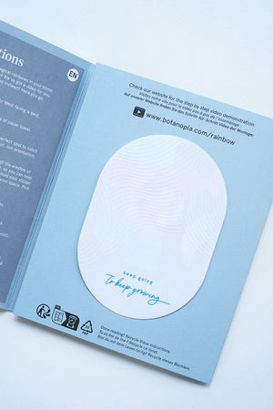 Sticker créateur d'arc-en-ciel 'Keep growing' | BOTANOPIA