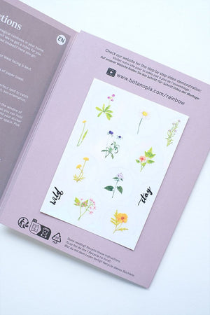Sticker créateur d'arc-en-ciel 'Stay wild' | BOTANOPIA