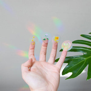 Sticker créateur d'arc-en-ciel 'Stay wild' | BOTANOPIA
