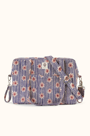 Sac à langer Thais Anna Indigo - Apaches Collections