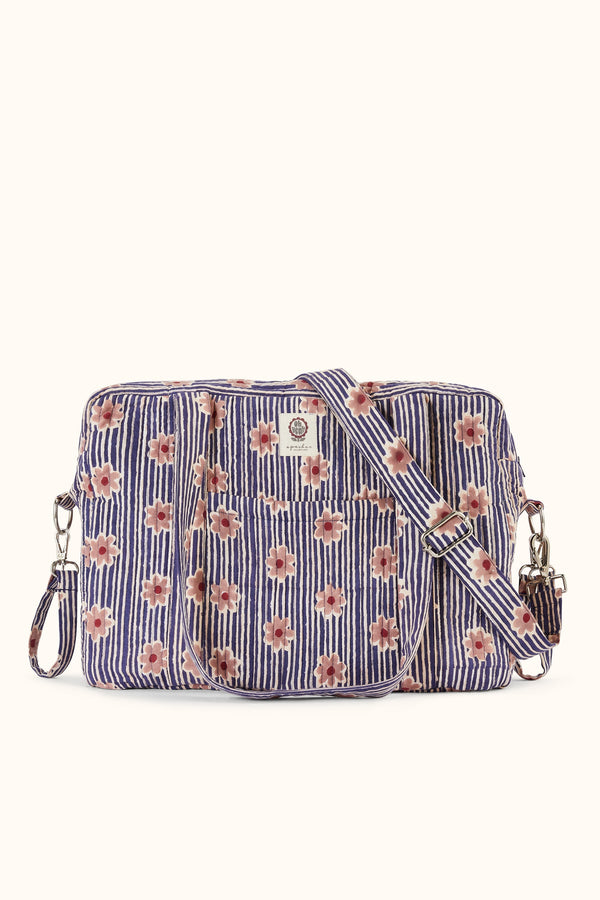 Sac à langer Thais Anna Indigo - Apaches Collections