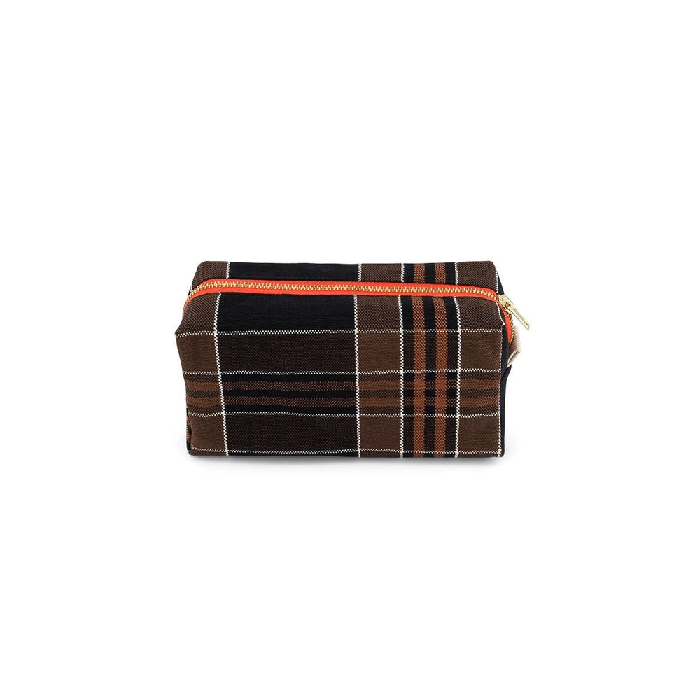Trousse Desi Black tartan - Rose in April