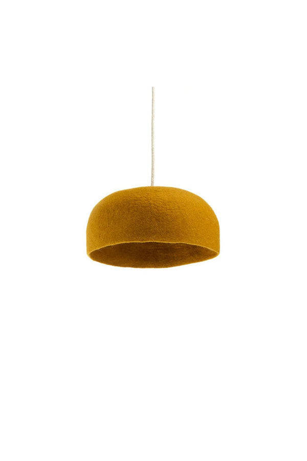 Abat-jour 'Yourte' S 30x12cm en laine feutrée | MUSKHANE