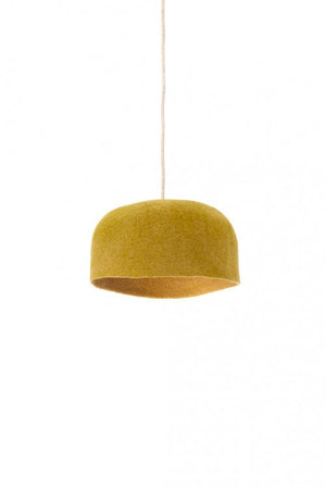 Abat-jour 'Yourte' S 30x12cm en laine feutrée | MUSKHANE