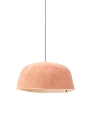 Abat-jour 'Yourte' L 40x14cm en laine feutrée | MUSKHANE