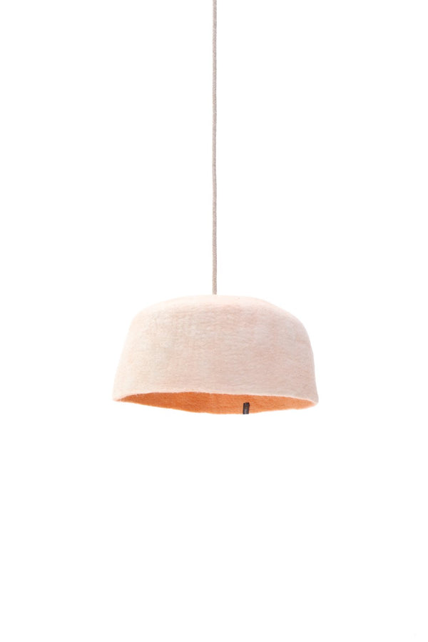 Abat-jour 'Yourte' S 30x12cm en laine feutrée | MUSKHANE