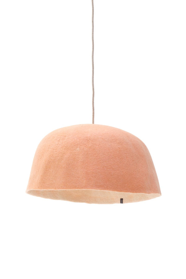 Abat-jour 'Yourte' XXL 50x16cm en laine feutrée | MUSKHANE