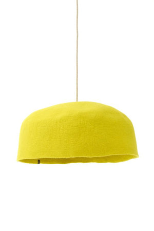 Abat-jour 'Yourte' XXL 50x16cm en laine feutrée | MUSKHANE
