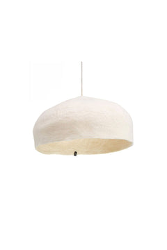 Abat-jour 'Yourte' L 40x14cm en laine feutrée | MUSKHANE