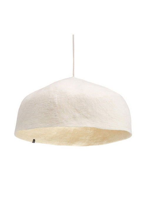 Abat-jour 'Yourte' XXL 50x16cm en laine feutrée | MUSKHANE