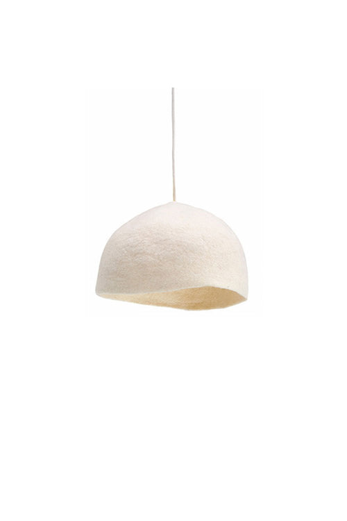 Abat-jour 'Yourte' S 30x12cm en laine feutrée | MUSKHANE