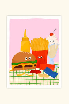 Affiche 'Comfort Food' 30x40cm | CHARLOTTE JANVIER