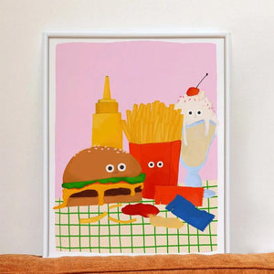 Affiche 'Comfort Food' 30x40cm | CHARLOTTE JANVIER