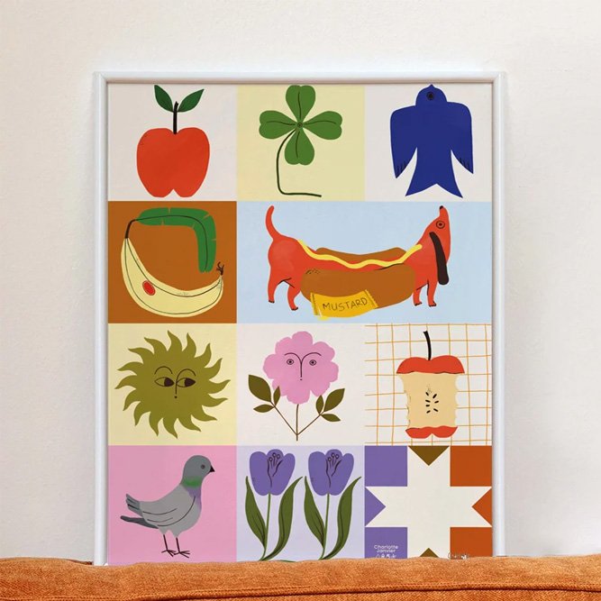 Affiche 'Things I Like' 30x40cm | CHARLOTTE JANVIER
