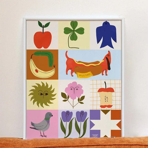 Affiche 'Things I Like' 30x40cm | CHARLOTTE JANVIER
