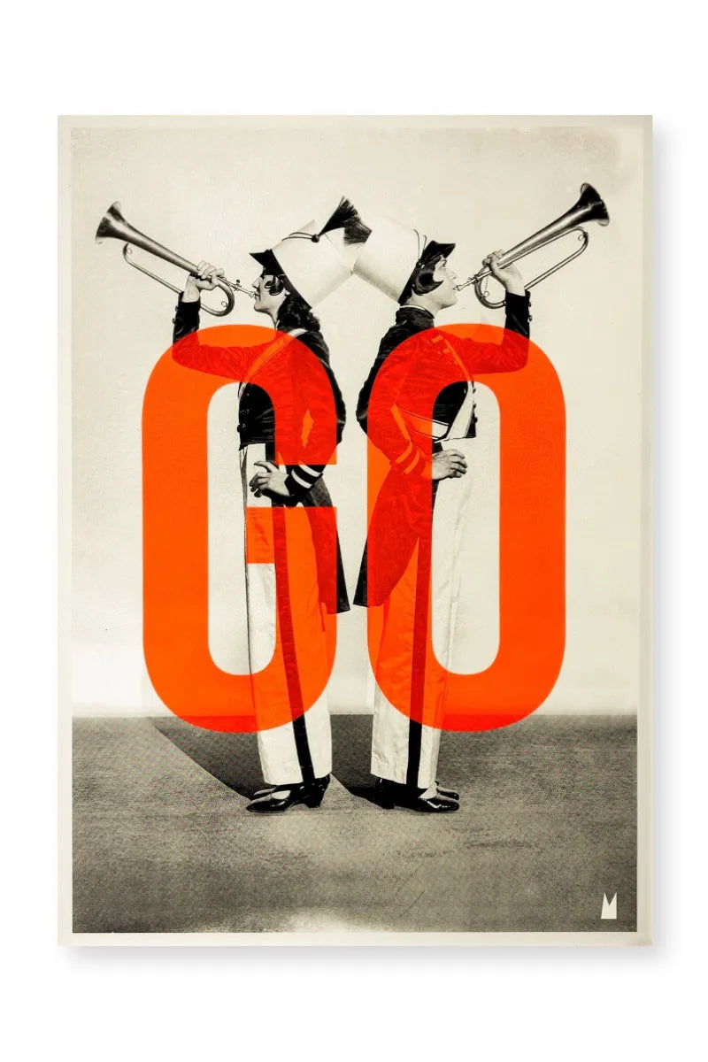 Affiche 'GO' 50x70cm | CARTE KENCRE