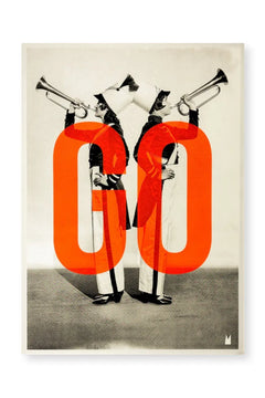 Affiche 'GO' 50x70cm | CARTE KENCRE