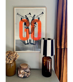 Affiche 'GO' 50x70cm | CARTE KENCRE