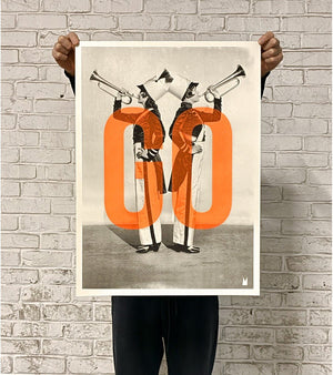 Affiche 'GO' 50x70cm | CARTE KENCRE