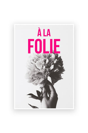 Affiche 'A la Folie' | CARTE KENCRE