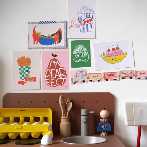 Affiche 'French Fries' A5 | CHARLOTTE JANVIER
