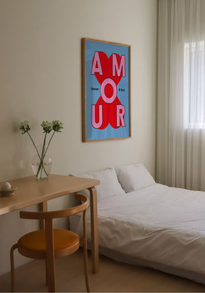 Affiche 30x40cm 'Amour forever and ever' | PAPIER AND CO.