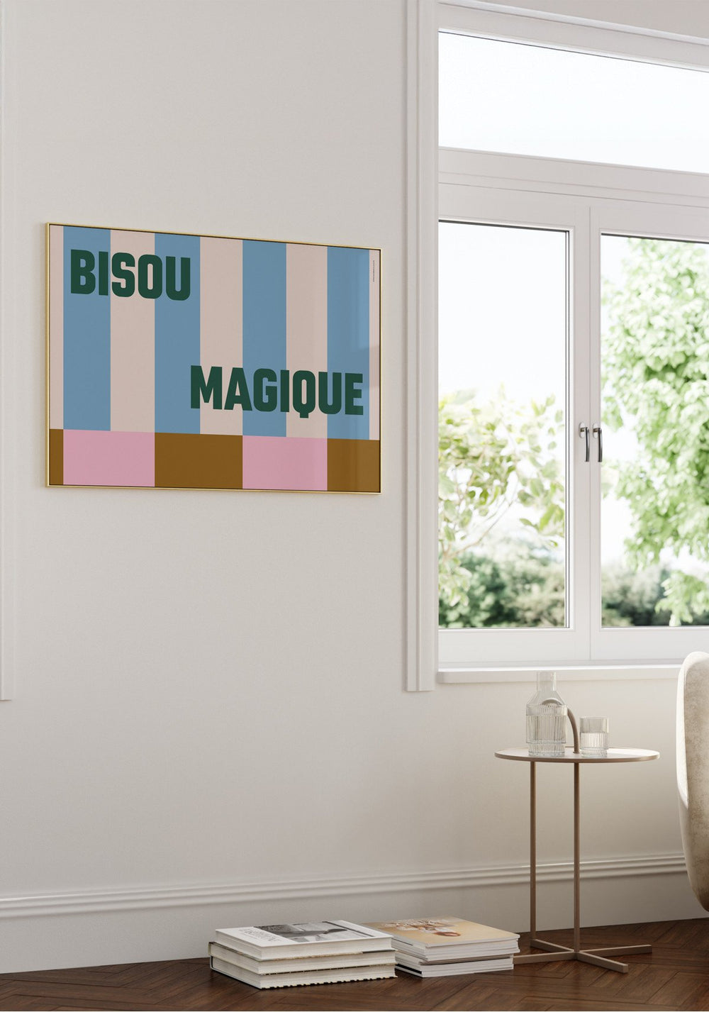 Affiche 30x40cm 'Bisou magique' | PAPIER AND CO.