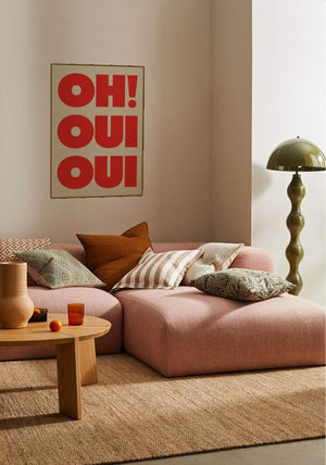 Affiche 30x40cm 'Oh ! Oui oui' | PAPIER AND CO.