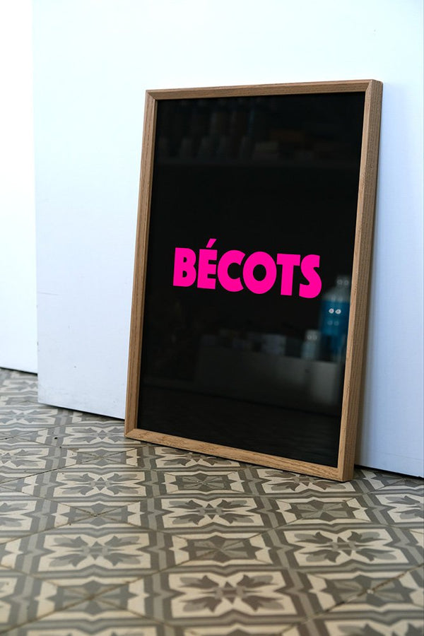 Affiche 'Bécots' A3 | CARTE KENCRE X MOUFLETTE