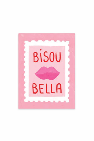 Affiche 'Bisou Bella' | ALL THE WAYS TO SAY