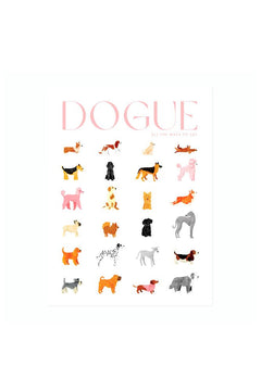 Affiche 'Dogue' | ALL THE WAYS TO SAY