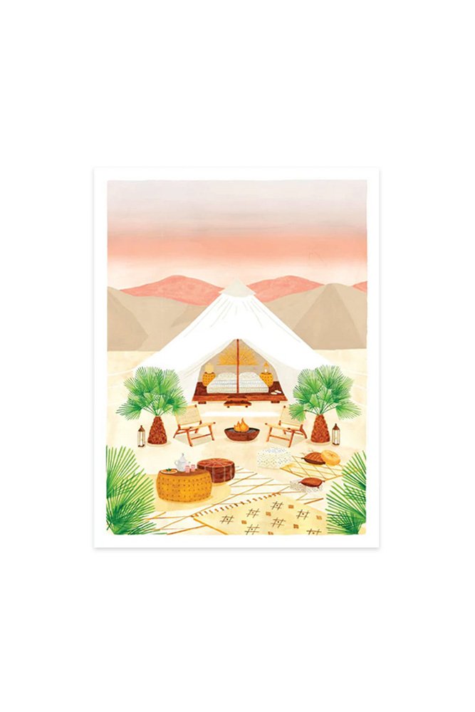 Affiche 'Glamping' | ALL THE WAYS TO SAY