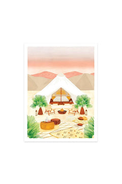 Affiche 'Glamping' | ALL THE WAYS TO SAY