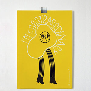 Affiche 'I'm eggstraordinary' A5 | CHARLOTTE JANVIER