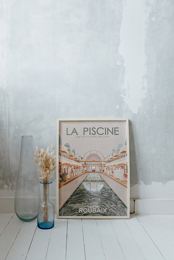 Affiche du musée La Piscine de Roubaix 50x70cm | I FOLLOWED THE BIRDS