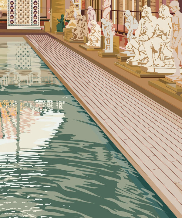 Affiche du musée La Piscine de Roubaix 50x70cm | I FOLLOWED THE BIRDS